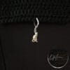Metalen steekmarkeerder met poes