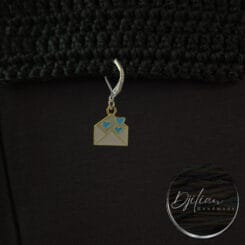 Envelop met blauwe hartjes