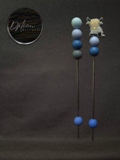 Blauwe highland koe