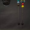 Ami-sticks met regenboog hondenpoot, hulpmiddel voor het bij elkaar houden van amigurumi-onderdelen