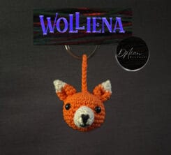 Vicky de Vos sleutelhanger gehaakt