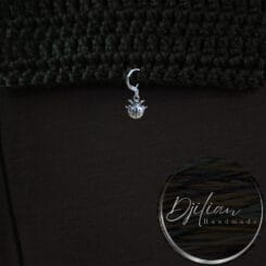 Metalen steekmarkeerder met lieveheersbeestje