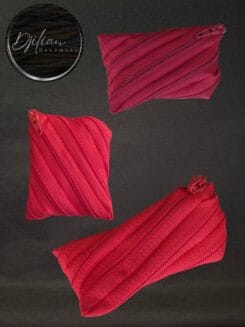 Rits zakje - rood (fel rood is uitverkocht)