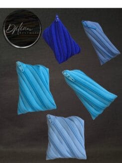 Rits zakje - Blauw (pastel blauw is uitverkocht)