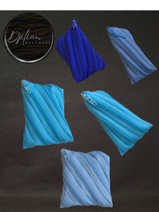 Rits zakje - Blauw (pastel blauw is uitverkocht)