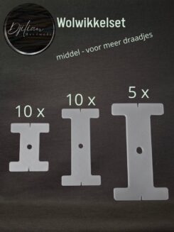 wolwikkelset middel met mini, kleine en grote wolwikkels