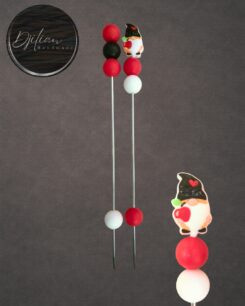 Ami sticks set met leraar gnome en appel